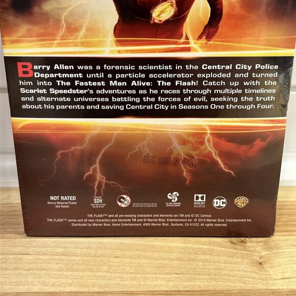 The Flash: Seasons 1 2 3 4 (DVD) DC Box Set NEW Sealed - Picture 3 of 5